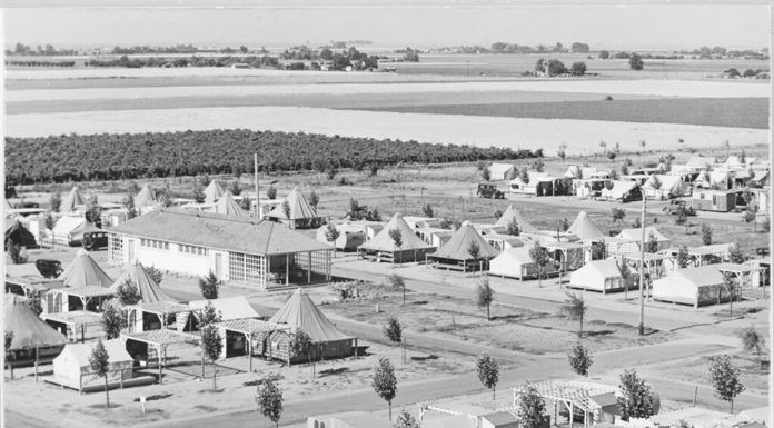 Shafter Camp 1939” Photo: Dorothea Lange. U. S. National Archives