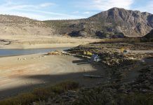 Mammoth Lakes during drought