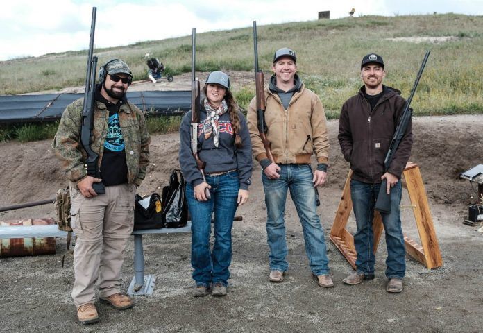 young farmers and ranchers clay shoot